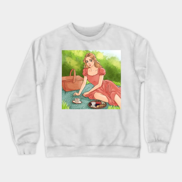 Midday picnic Crewneck Sweatshirt by LonePokemo